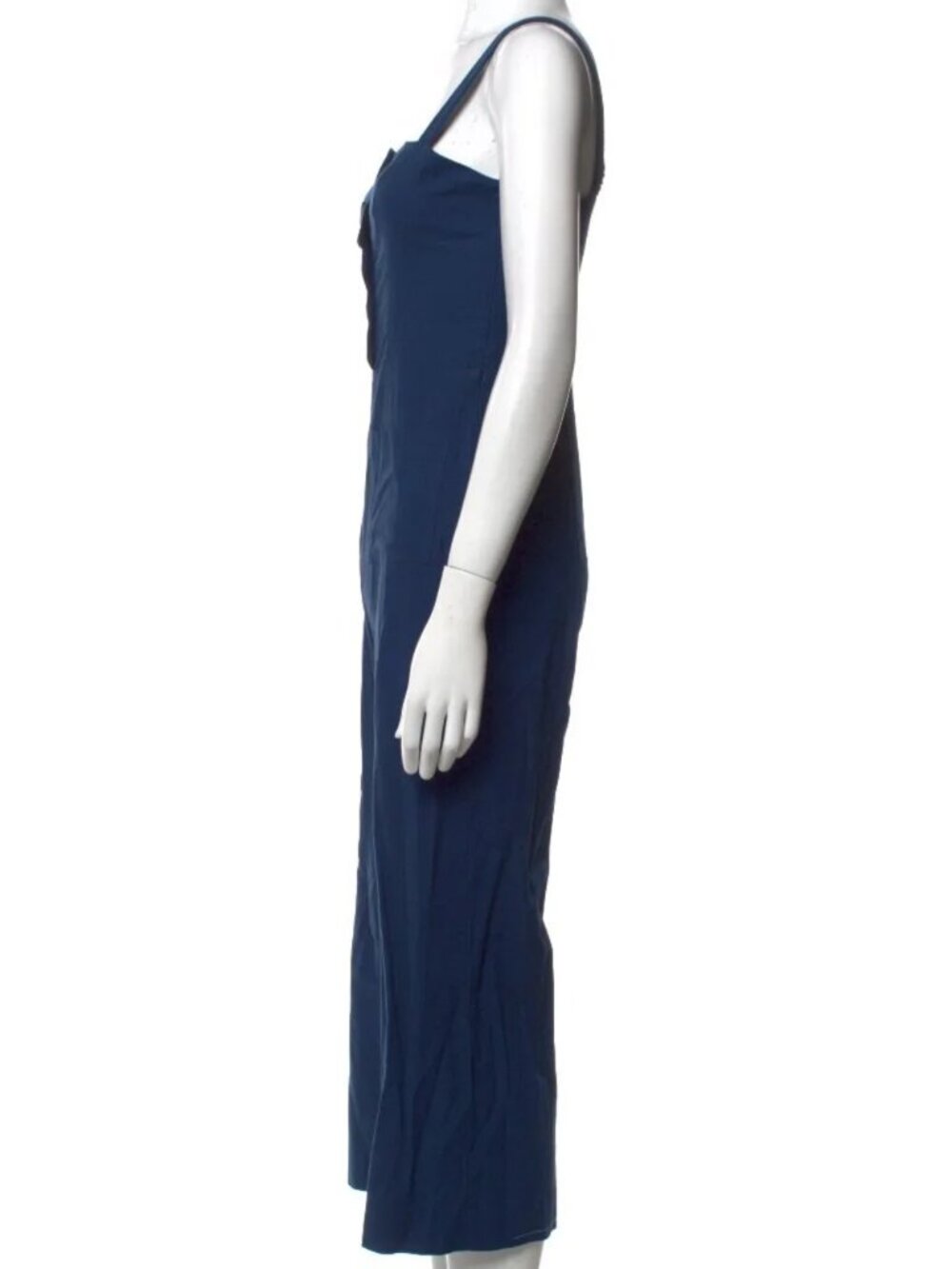 STAUD Boats At The Dock Button Up Deep Blue Jumpsuit - Picture 9 of 10